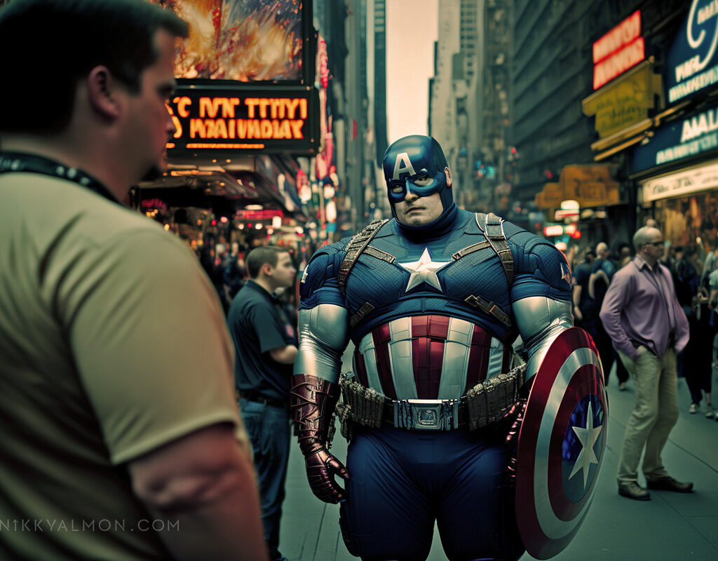 Overweight Captain America