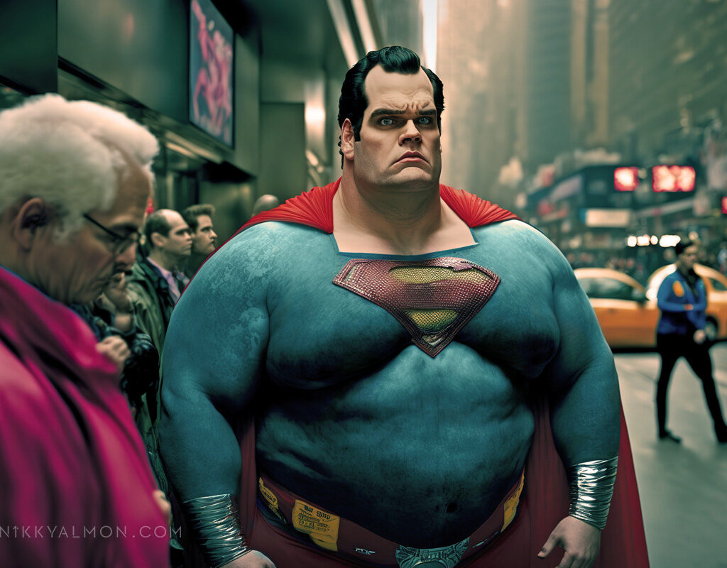 Overweight Superman