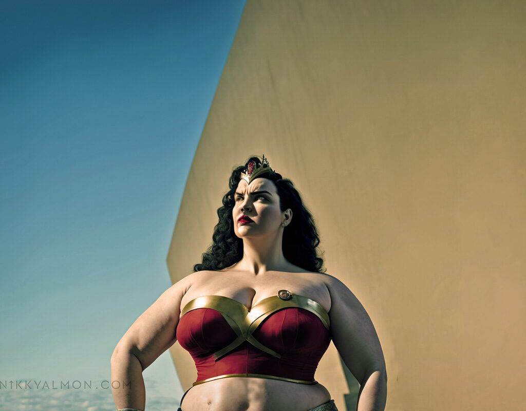 Overweight Wonder Woman